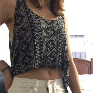 Womens tribal print tank top size s